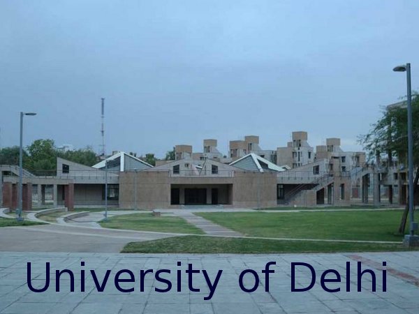 delhi university