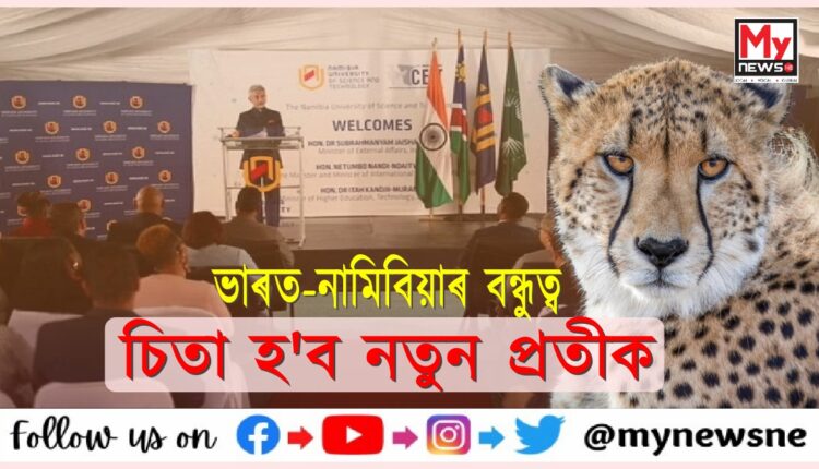 ভাৰত-নামিবিয়াৰ বন্ধুত্বৰ নতুন প্ৰতীক হিচাপে আত্মপ্ৰকাশ কৰিলে ‘চিতা’ই: এছ. জয়শংকৰ