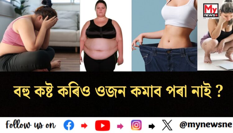 WEIGHT LOSS TIPS:বহু কষ্ট কৰিও ওজন কমাব পৰা নাই ?