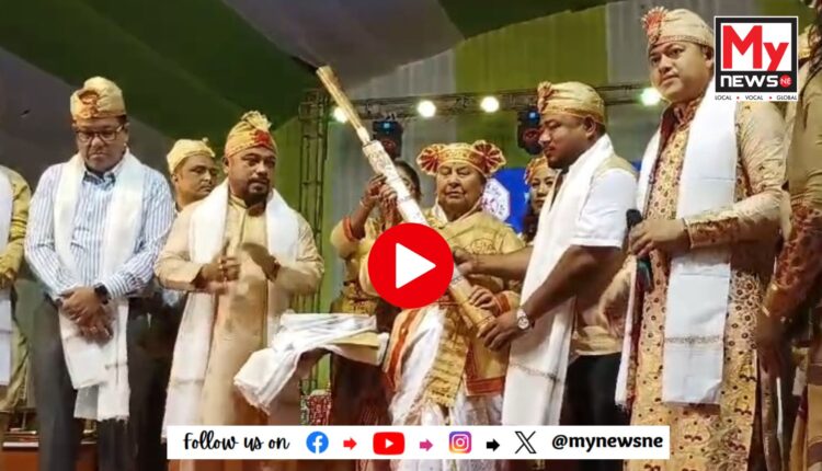 অঞ্জলি মোহন চেতিয়াক টাইপাৰ মূলাগাভৰো বঁটা প্ৰদান