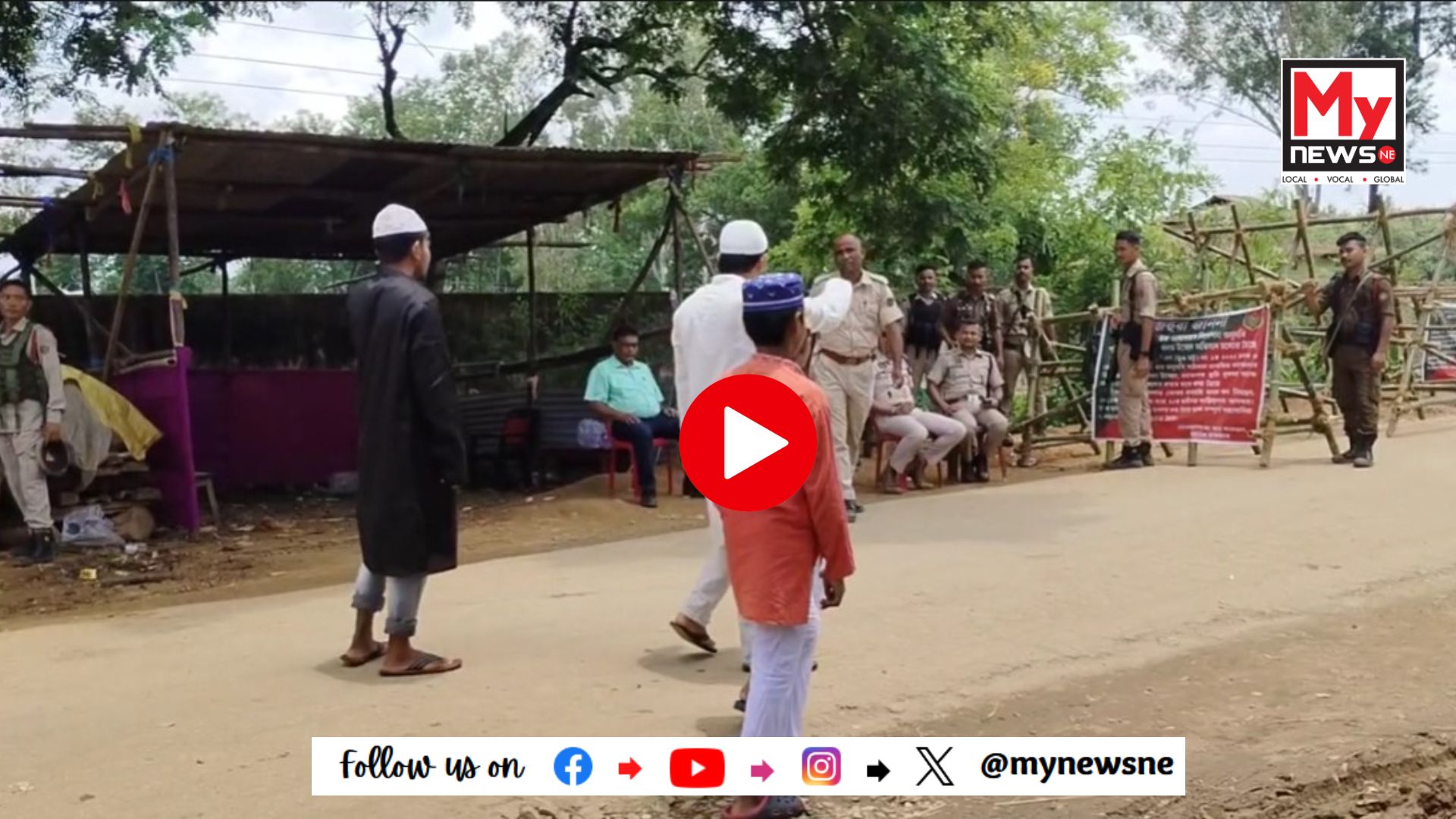 গোৱালপাৰাৰ উচ্ছেদৰ পূৰ্বেই উচ্ছেদ স্থলীৰ জুমা নামাজত অংশগ্ৰহণ কৰিব যোৱা লোকক বাধা প্ৰদান আৰক্ষীৰ