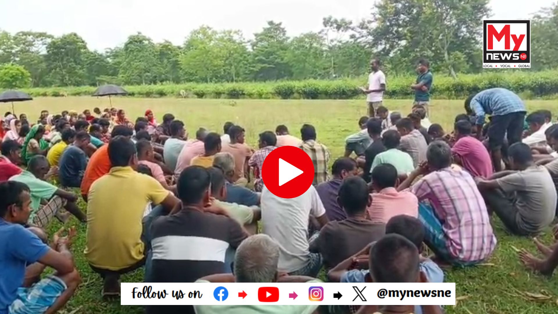 পুনৰ প্ৰতিবাদত নামিছে গোৱালপাৰা জিলাৰ শশী কুমাৰ চাহ বাগিচাৰ শ্ৰমিক-মজদুৰ সকল