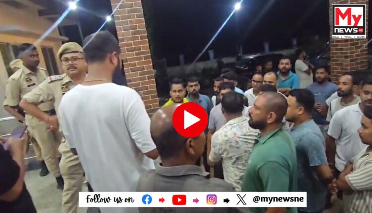 মদনপুৰ টোলগেটত নিশা উত্তেজনা